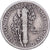 Verenigde Staten, Dime, Mercury Dime, 1917, San Francisco, Zilver, FR+, KM:140