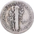 Verenigde Staten, Dime, Mercury, 1918, Denver, Zilver, FR, KM:140