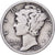 Verenigde Staten, Dime, Mercury, 1926, Philadelphia, Zilver, FR+