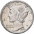 Verenigde Staten, Dime, Mercury Dime, 1942, Philadelphia, Zilver, ZF+, KM:140