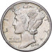 Verenigde Staten, Dime, Mercury Dime, 1942, Philadelphia, Zilver, ZF+, KM:140