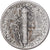 Verenigde Staten, Dime, Mercury Dime, 1943, Philadelphia, Zilver, FR+, KM:140