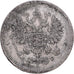 Russia, Nicholas II, 10 Kopeks, 1908, Saint Petersburg, Silver, VF(30-35)