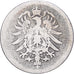 ALEMANHA - IMPÉRIO, Wilhelm I, 20 Pfennig, 1874, Hannover, Prata, VF(20-25)