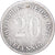 German Empire, Wilhelm I, 20 Pfennig, 1874, Hannover, Silver, VF(20-25), KM:5