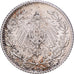 German Empire, 1/2 Mark, 1916, Munich, Silber, SS+, KM:17