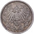 ALEMANIA - IMPERIO, 1/2 Mark, 1917, Berlin, Plata, MBC, KM:17