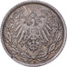 ALEMANIA - IMPERIO, 1/2 Mark, 1917, Berlin, Plata, MBC, KM:17