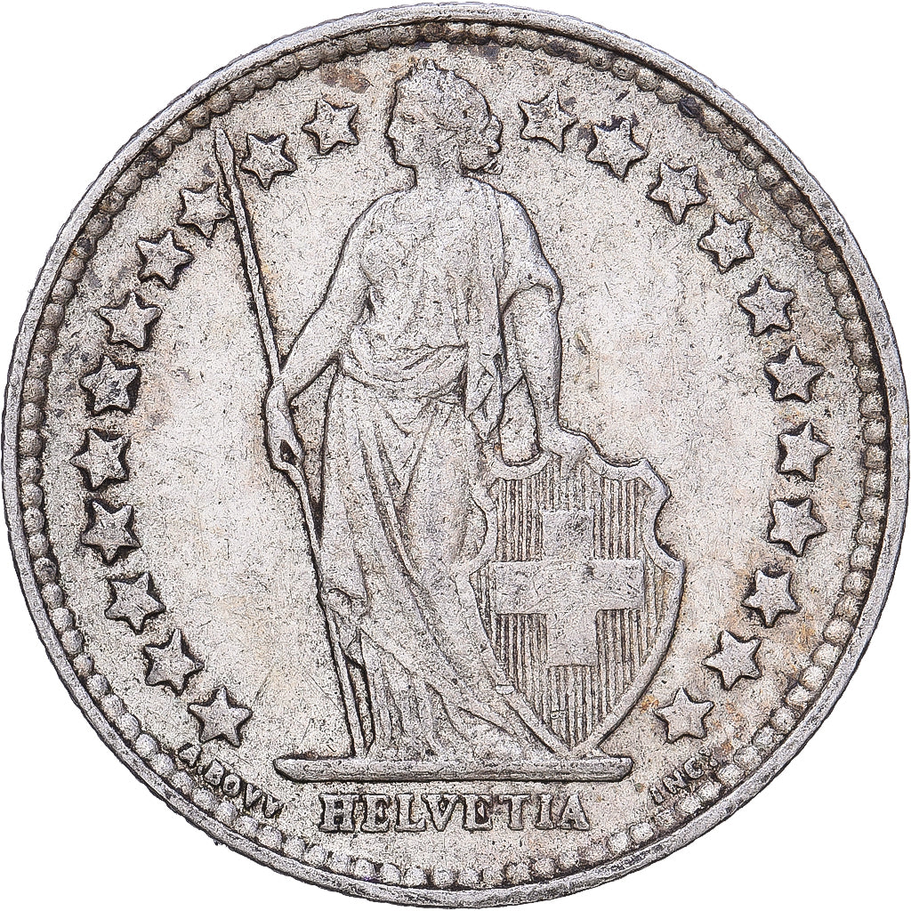Münze, Schweiz, 1/2 Franc, 1920, Bern, SS, Silber, KM:23