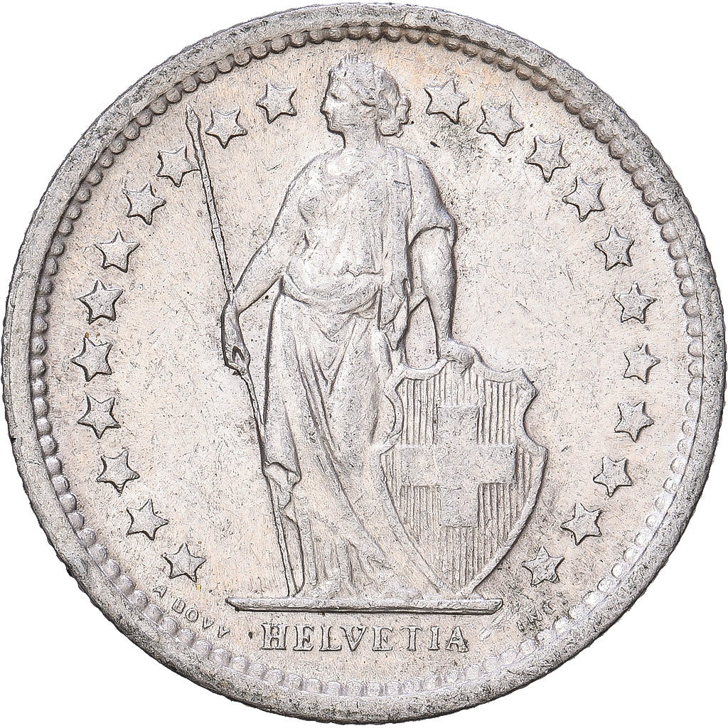 Svizzera, 1/2 Franc, 1967, Bern, Argento, SPL, KM:23