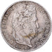 France, 1/4 Franc, Louis-Philippe, 1845, Rouen, Argent, TTB, Gadoury:355