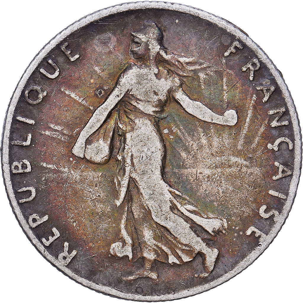 France, 50 Centimes, Semeuse, 1911, Paris, Argent, TB, Gadoury:420, KM:854