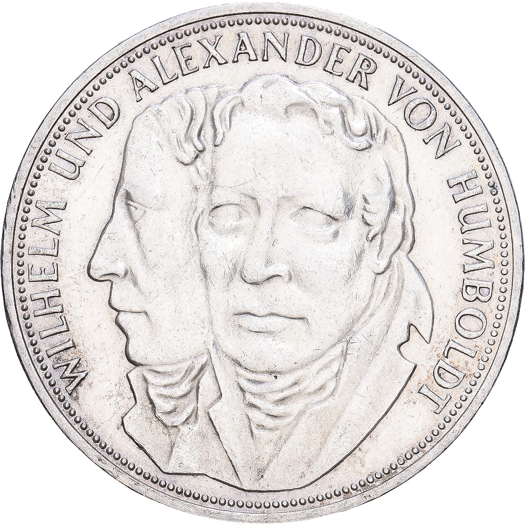 ALEMANIA - REPÚBLICA FEDERAL, 5 Mark, 1967, Stuttgart, Plata, MBC+, KM:120.1