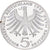 GERMANIA - REPUBBLICA FEDERALE, 5 Mark, 1975, Karlsruhe, FS, Argento, SPL+