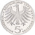 GERMANIA - REPUBBLICA FEDERALE, 5 Mark, 1975, Karlsruhe, FS, Argento, SPL+