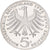 République fédérale d'Allemagne, 5 Mark, 1975, Karlsruhe, BE, Argent, SPL+