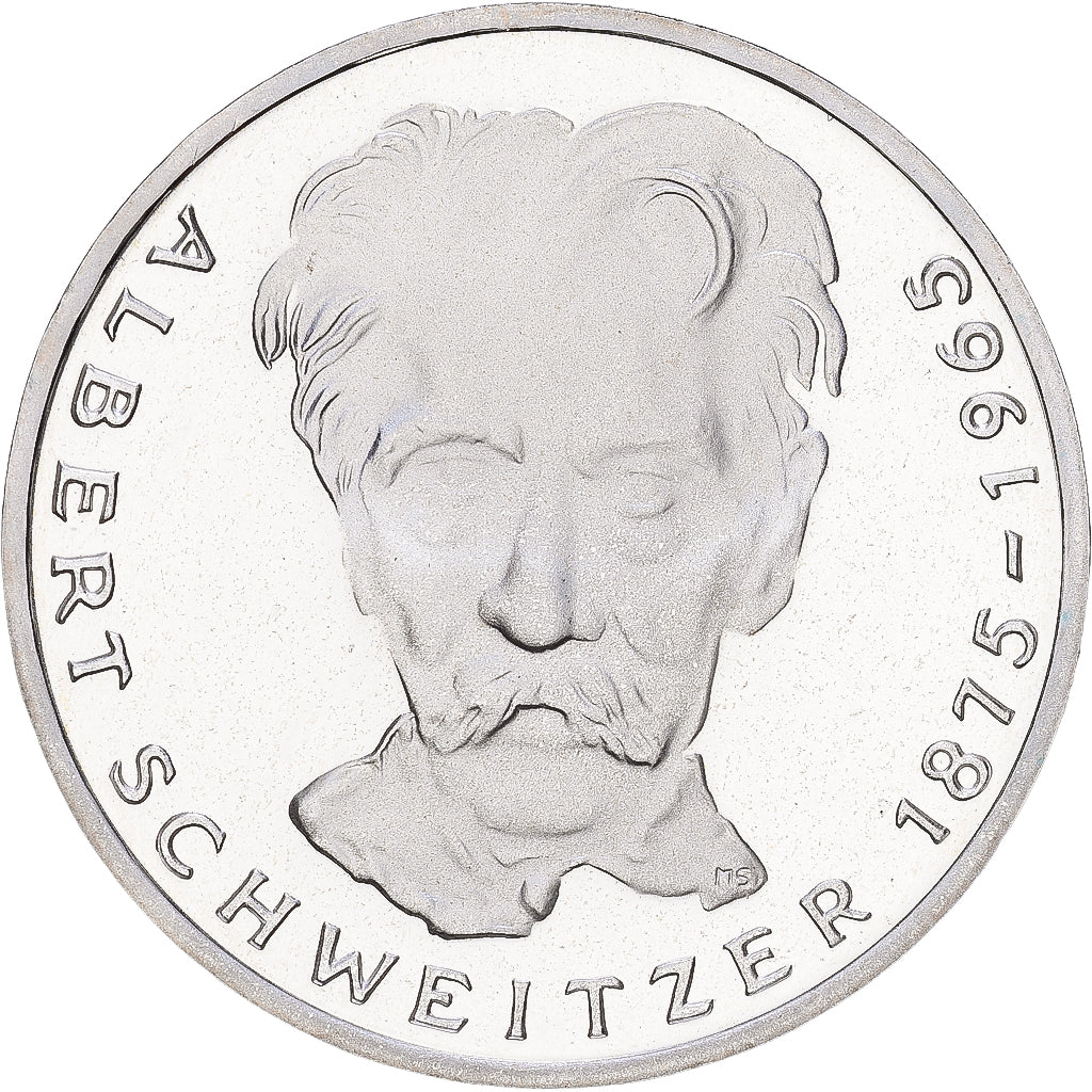 Bundesrepublik Deutschland, 5 Mark, 1975, Karlsruhe, PP, Silber, UNZ+, KM:143