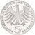 République fédérale d'Allemagne, 5 Mark, 1975, Karlsruhe, BE, Argent, SPL+