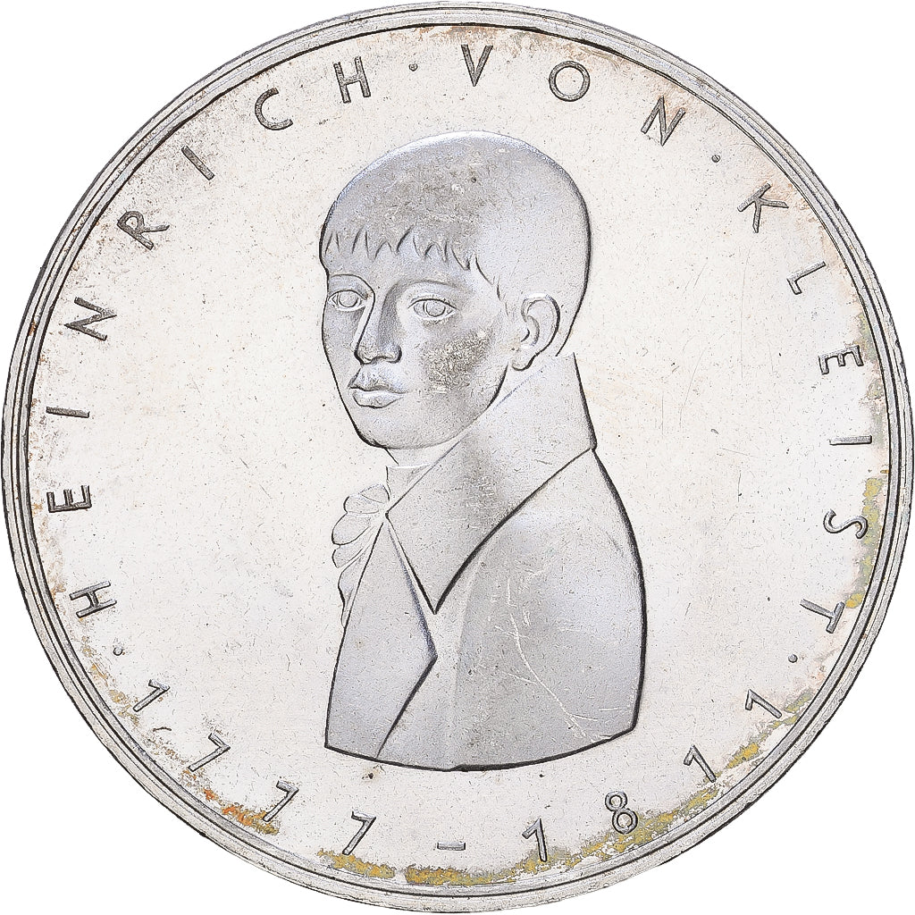 Moneta, Niemcy - RFN, 5 Mark, 1977, Karlsruhe, Germany, AU(55-58), Srebro