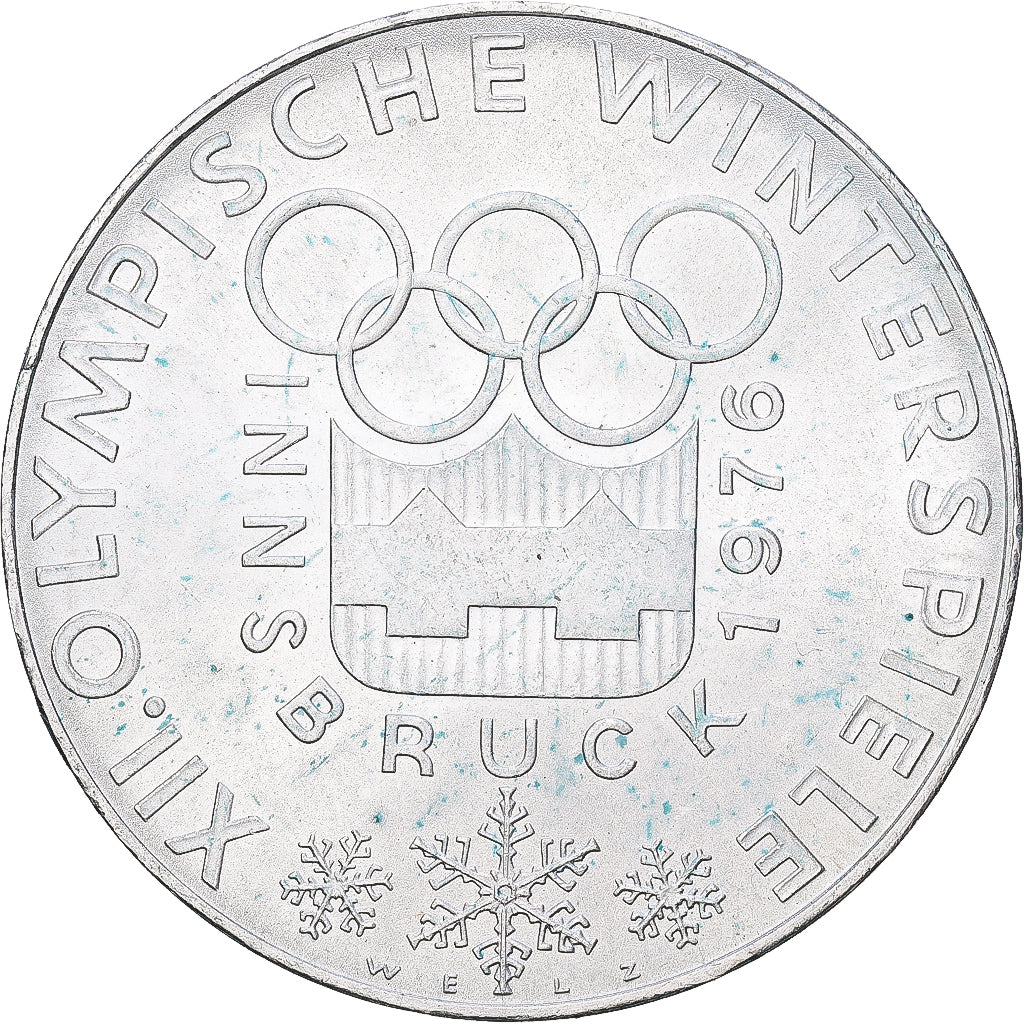 Austria, 100 Schilling, 1976, Prueba, Plata, MBC+, KM:2926