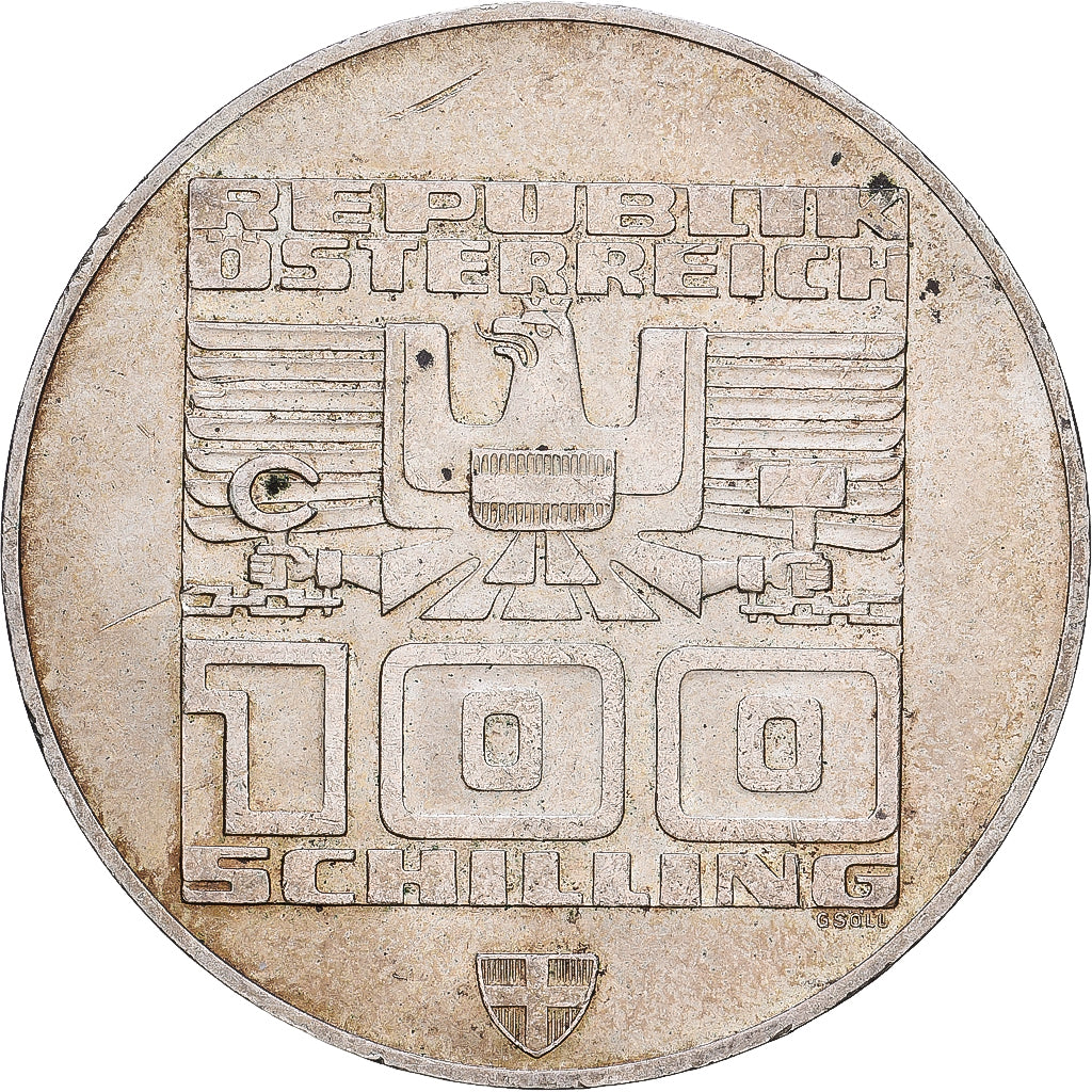 Austria, 100 Schilling, 1976, Silver, AU(50-53), KM:2929
