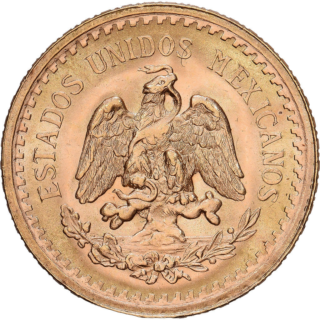 Mexiko, 2-1/2 Pesos, 1945, Mexico City, Gold, VZ+, KM:463