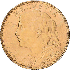 Switzerland, 10 Francs, 1911, Bern, Gold, AU(50-53), KM:36