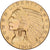 États-Unis, $5, Half Eagle, Indian Head, 1909, Philadelphie, Or, TTB+, KM:129