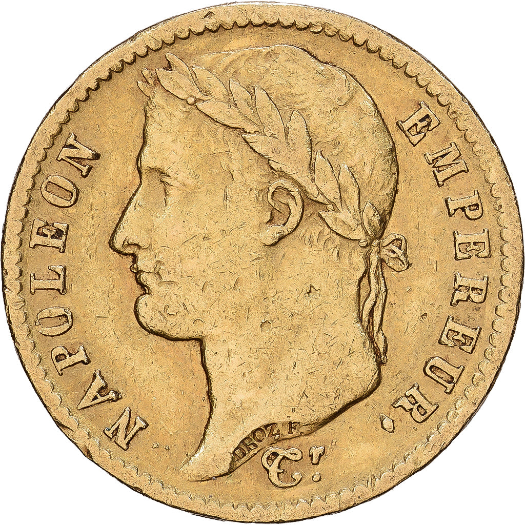 Frankrijk, 20 Francs, 1811, Paris, Goud, ZF, Gadoury:1025, KM:695.1