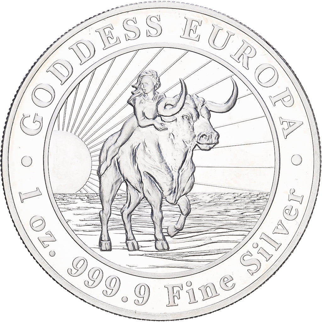 Tchad, 5000 Francs CFA, Europa, 2023, 1 Oz, Argent, FDC, KM:303