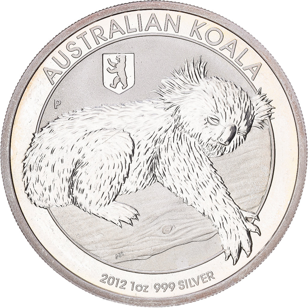 Australie, Élisabeth II, Dollar, 2012, Perth, Koala, Argent, SUP+, KM:1840