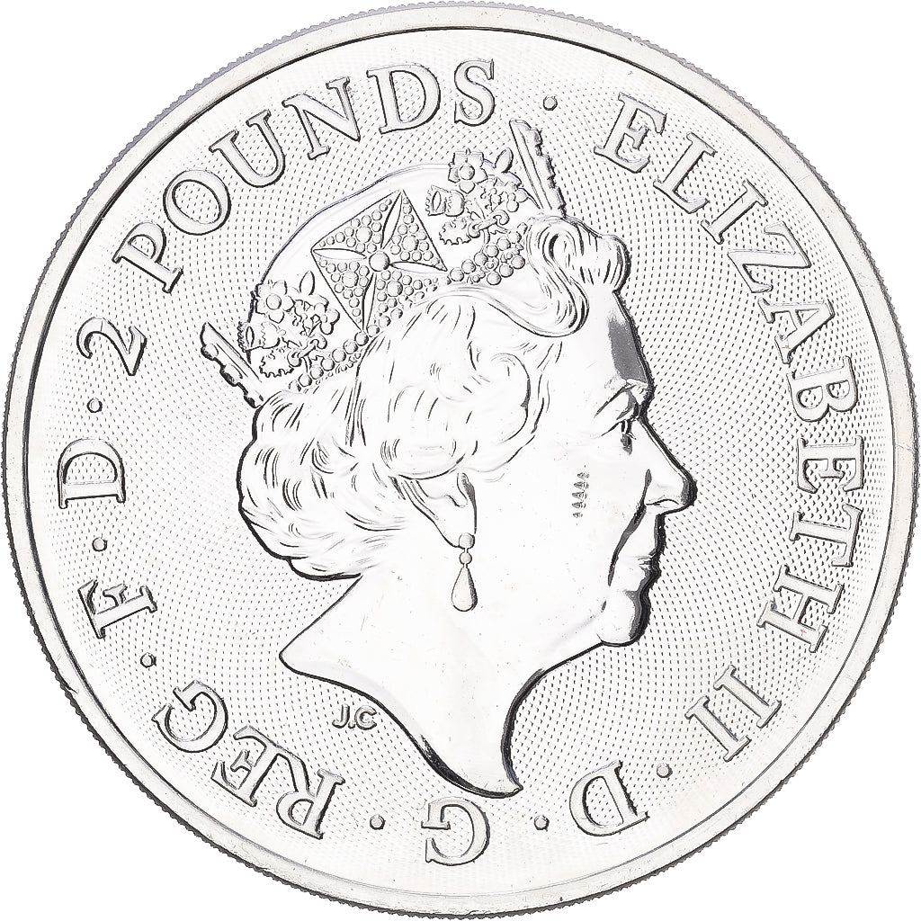 Grande-Bretagne, 2 Pounds - 1 Once, Maid Marian, 2022, Royal Mint, Argent, SPL