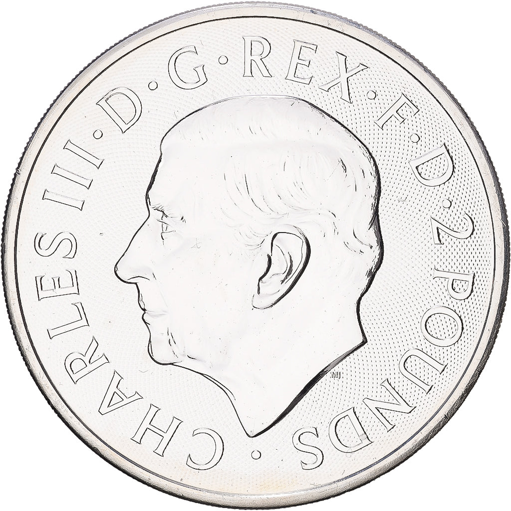 Grande-Bretagne, Charles III, 2 Pounds, Merlin, 2023, British Royal Mint, 1 Oz