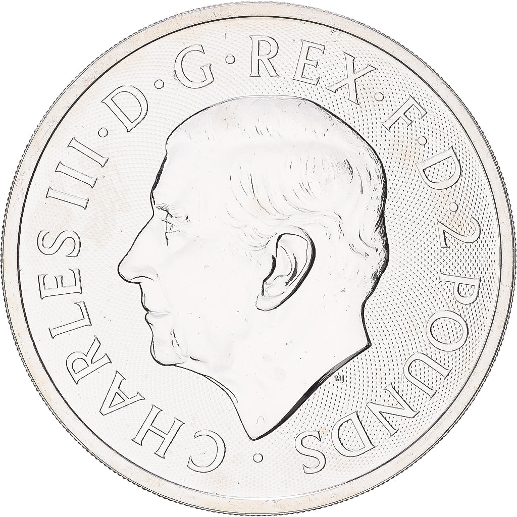 Grande-Bretagne, 2 Pounds - 1 Once, Morgan Le Fay, 2024, Royal Mint, Argent