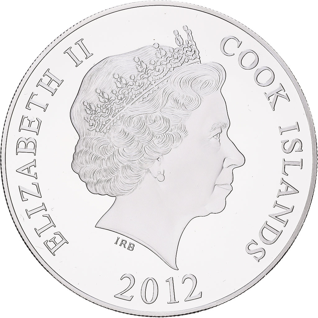 Îles Cook, Élisabeth II, 10 Dollars, 2012, Mint of Norway, Argent, NEUF