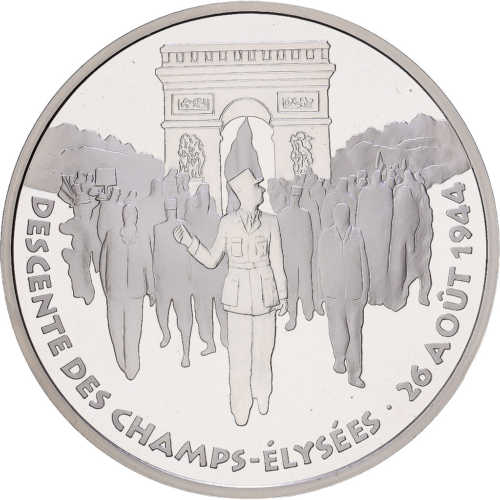 Frankreich, 100 Francs, Libération de Paris, 1994, Paris, Silber, STGL