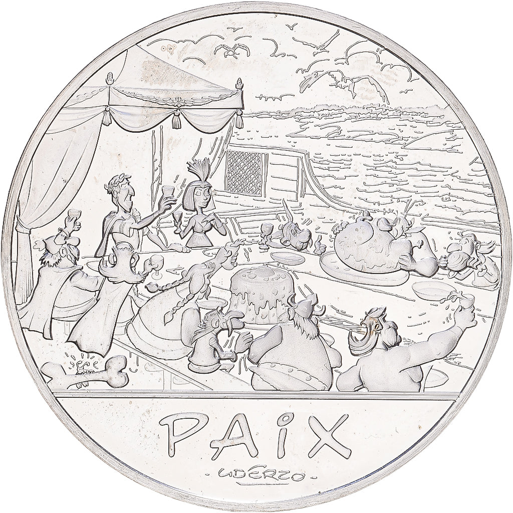 Frankrijk, 50 Euro, Astérix et la paix - banquet, 2015, Monnaie de Paris