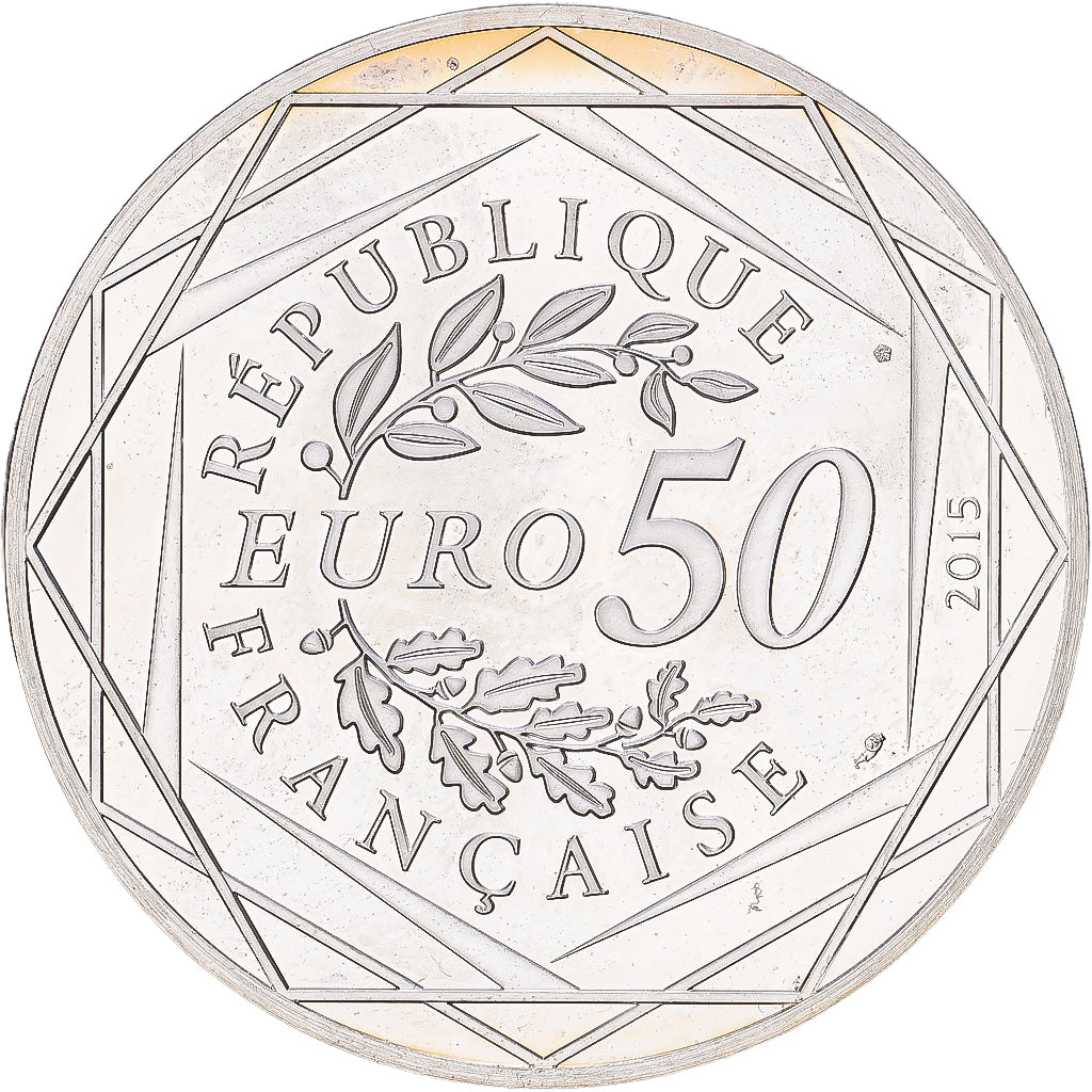 Frankrijk, 50 Euro, Astérix et la paix - banquet, 2015, Monnaie de Paris