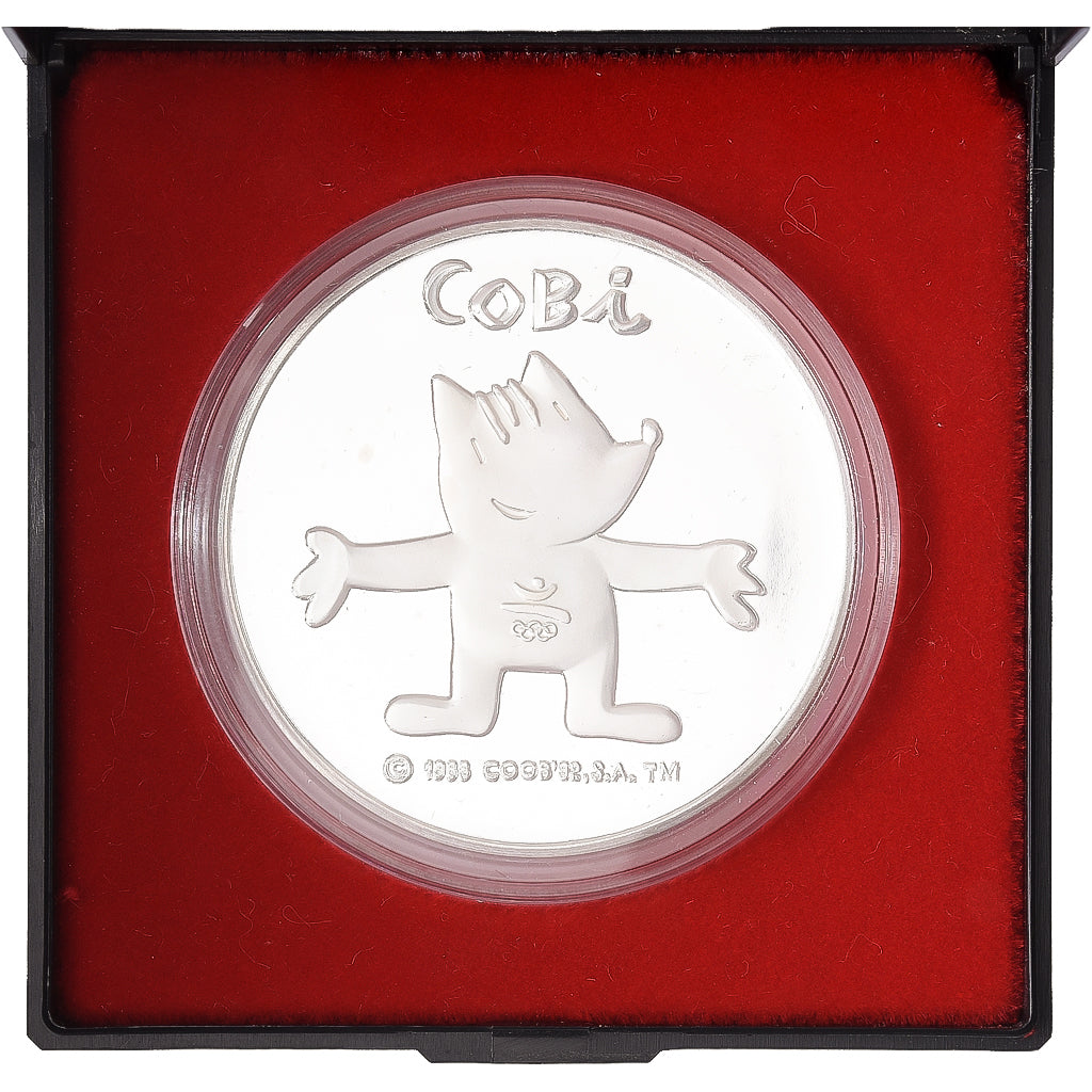 Spagna, medaglia, 1992, Argento, Jeux olympiques de Barcelone, Cobi, FDC