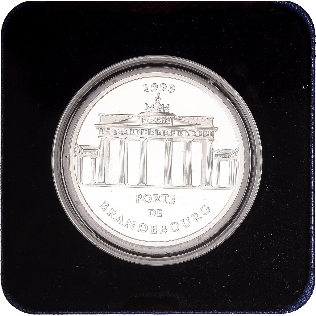 Frankrijk, 100 Francs, Porte de Brandebourg, 1993, MDP, Proof, Zilver, FDC
