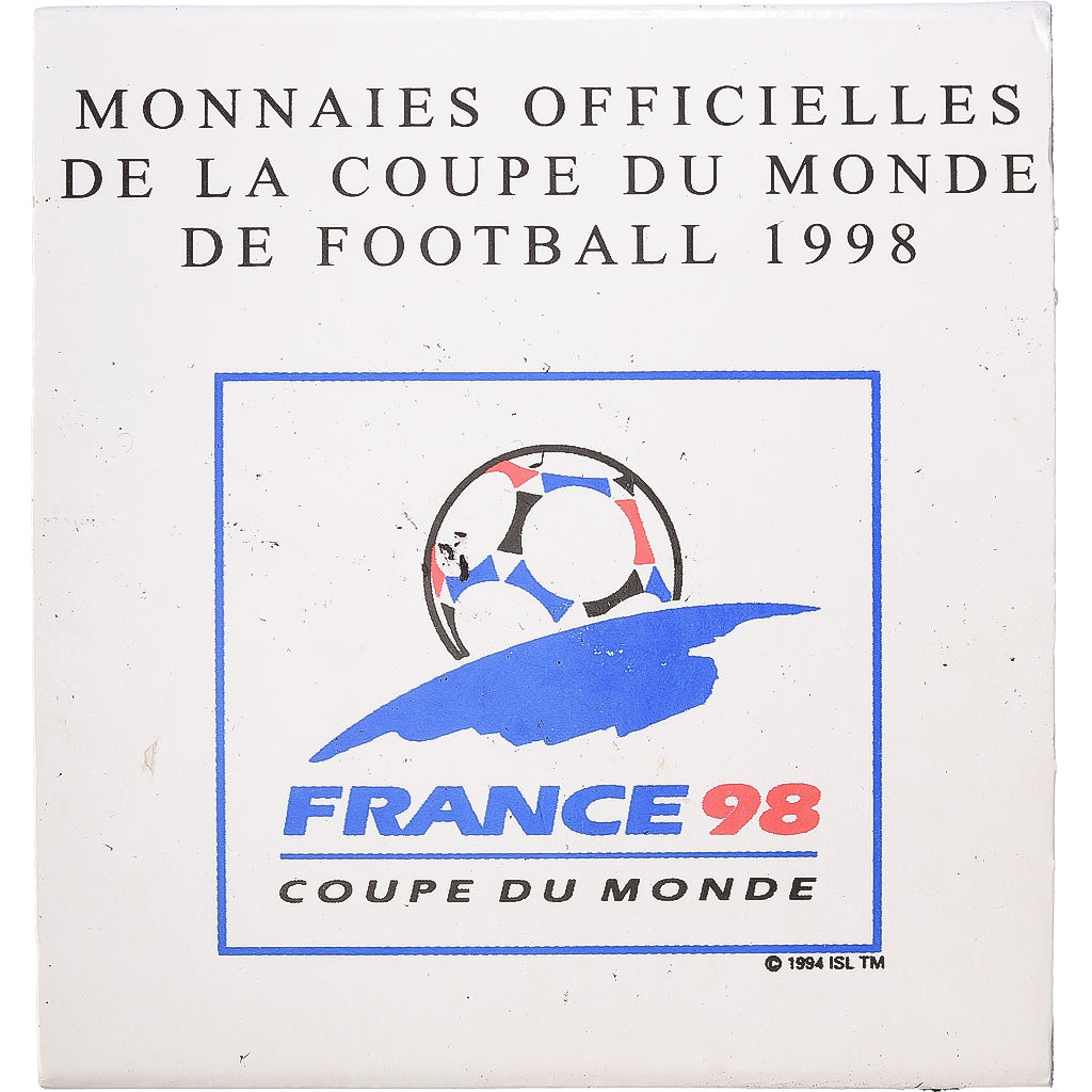 França, 10 Francs, Coupe du Monde 1998, 1998, Paris, BE, Prata, MS(65-70)