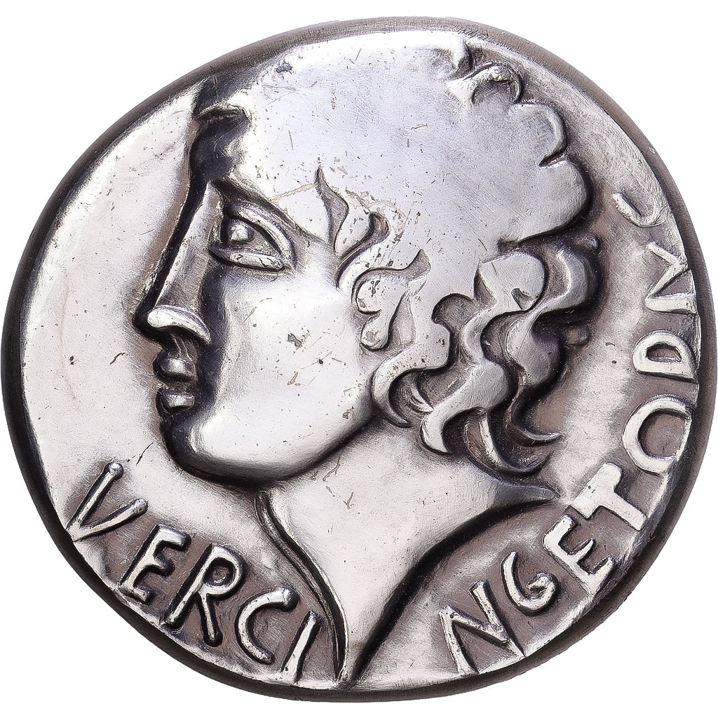 França, medalha, Vercingetorix, 1971, Prata, MS(60-62)