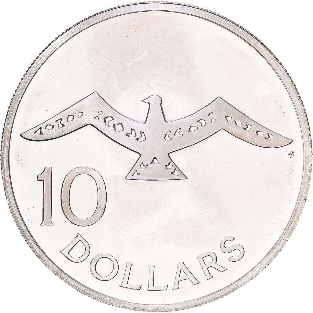 Isole Salomone, 10 Dollars, 1979, Argento, SPL, KM:10a