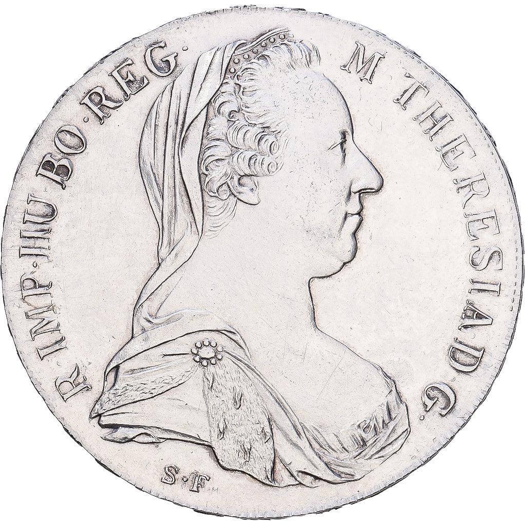 Autriche, Joseph II, Thaler, 1780, Refrappe, Argent, SUP+, KM:T1
