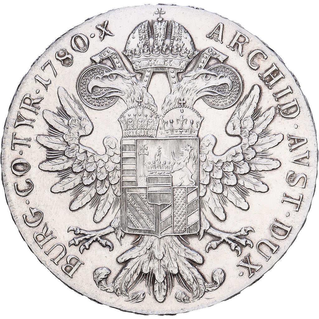 Autriche, Joseph II, Thaler, 1780, Refrappe, Argent, SUP+, KM:T1