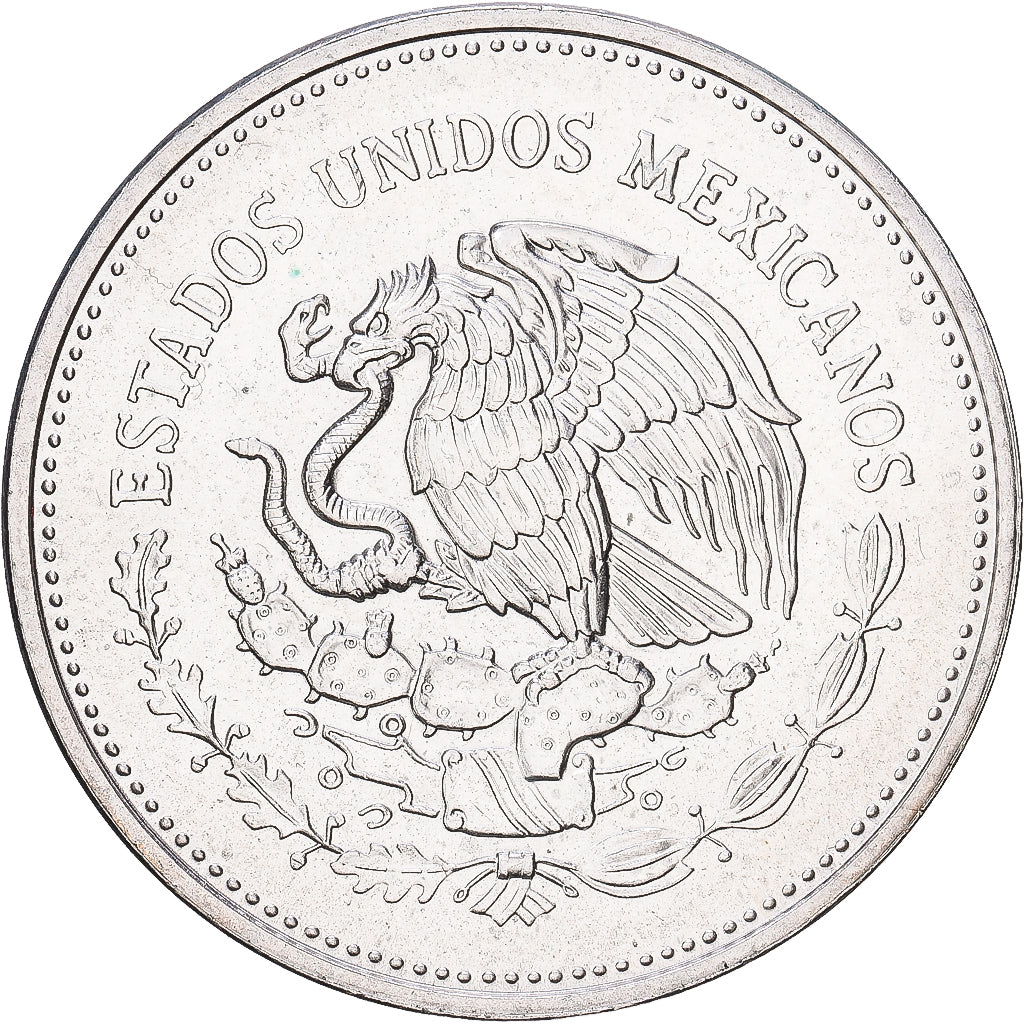 Mexico, 100 Pesos, 1985, Mexico City, Silver, AU(55-58), KM:499