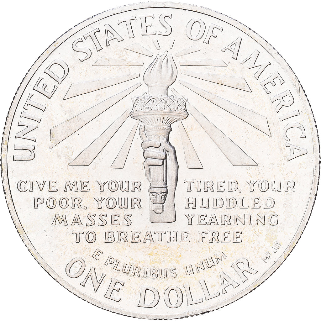 États-Unis, Dollar, 1986, San Francisco, Argent, SUP, KM:214