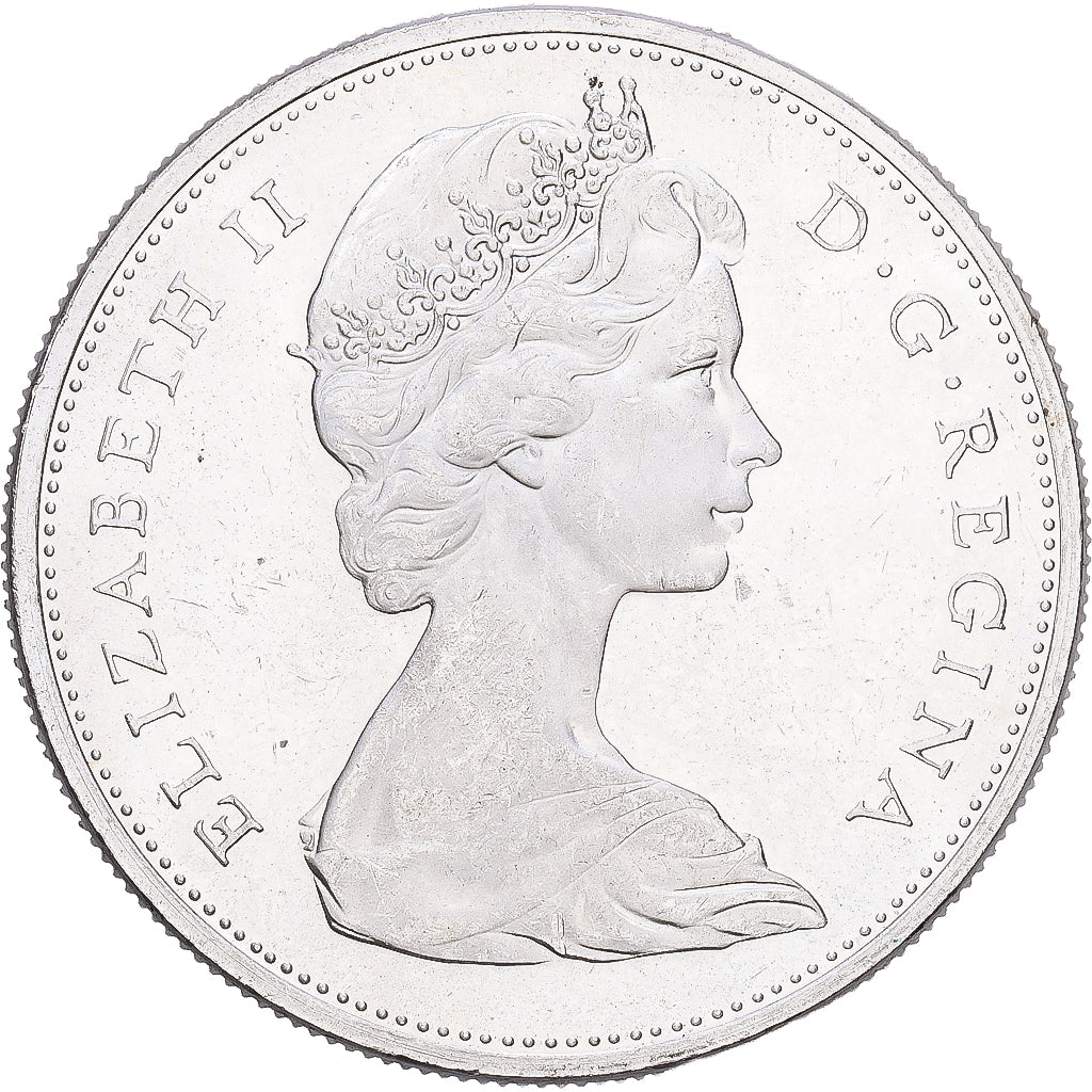 Canada, Élisabeth II, Dollar, 1965, Royal Canadian Mint, Argent, SUP, KM:64.1