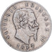 Italia, Vittorio Emanuele II, 5 Lire, 1877, Rome, Plata, BC+, KM:8.4