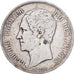 Bélgica, Leopold I, 5 Francs, 5 Frank, 1849, Plata, BC+, KM:17